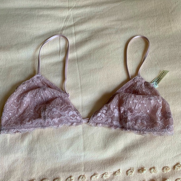 Free People Bralette (New) - Lilac floral lace - size medium (Not used!) - Picture 3 of 12